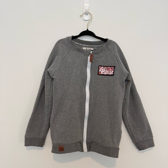 LP Apparel Other - LP Apparel Gray Kids Zip-Up Sweatshirt 7-8
